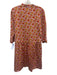 Tuckernuck Size Medium Pink, Orange, Green Cotton Blend Long Sleeve Floral Dress Pink, Orange, Green / Medium