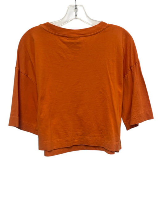 Farm Rio Size XS Orange & Pink Short Sleeve Fish Graphic Boxy Top Orange & Pink / XS