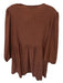 Veveret Size M Bronze & Black Gingham Front Tie Balloon Sleeve Mini Dress Bronze & Black / M