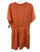 Spanx Size L Coral Orange Modal Blend Short Dolman Sleeve Pocketed Dress Coral Orange / L