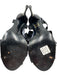 Alexander McQueen Shoe Size 40 Black & Pink Leather & Textile Upper Sandals Black & Pink / 40