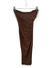 Nakedvice Size Est S Brown Nylon Blend Maxi Strapless Scrunched Dress Brown / Est S