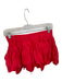 Shug! Size S Red Silk Ruffle Mini Skort Red / S