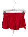 Shug! Size S Red Silk Ruffle Mini Skort Red / S