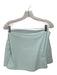 Susana Monaco Size S Baby Blue Vegan Leather High Waist Strapless Short Set Baby Blue / S