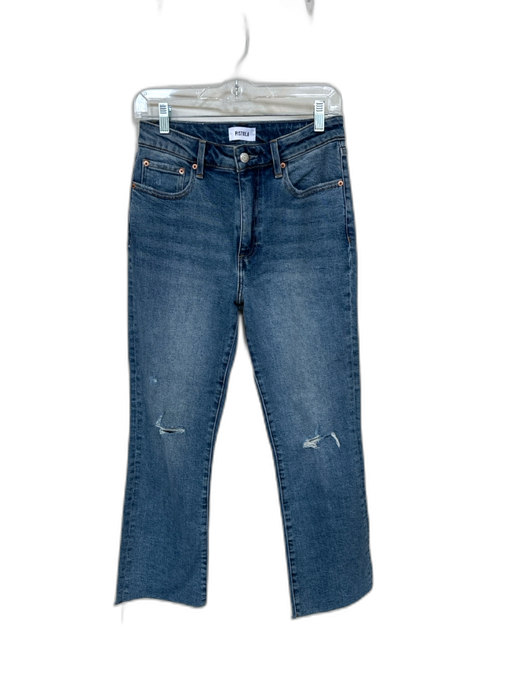 Pistola Size 27 Medium & Dark Wash Cotton Blend Raw Hem Distressed Jeans Medium & Dark Wash / 27