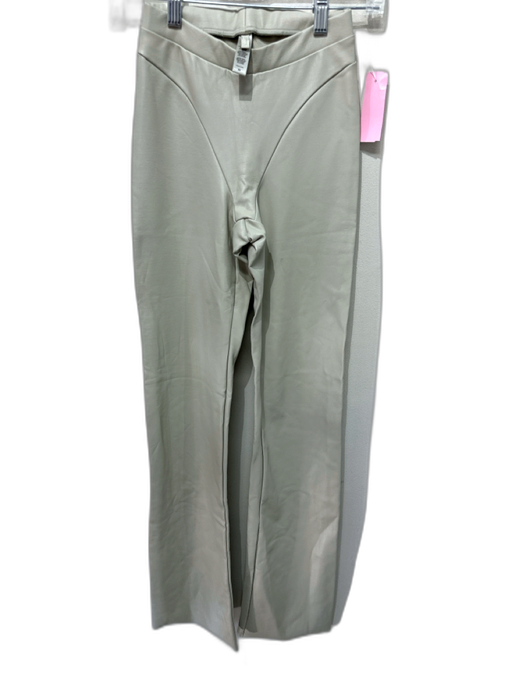 SKIMS Size XS Clay Gray Polyurethane Flare Hem Pants Clay Gray / XS