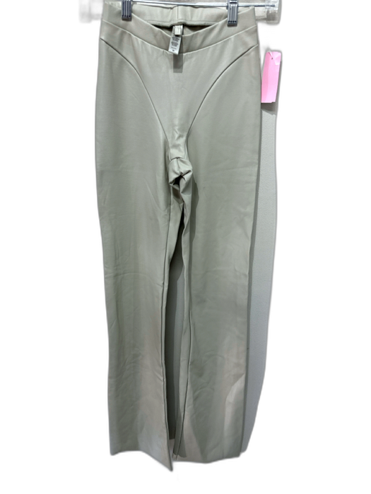 SKIMS Size XS Clay Gray Polyurethane Flare Hem Pants Clay Gray / XS