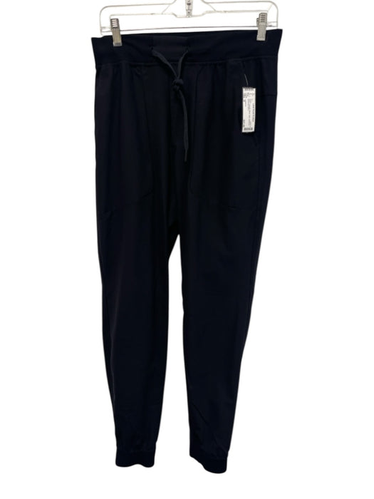 Lululemon Size M Black Polyester Blend Solid Athleisure Men's Pants Black / M
