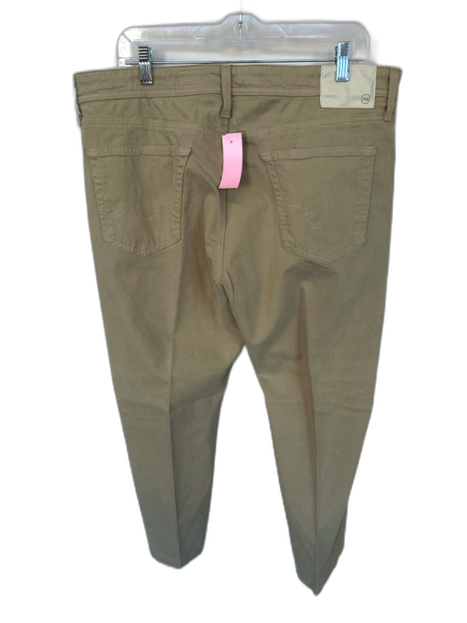 Adriano Goldschmied Size 38/32 Khaki Cotton Blend Straight Leg Men's Pants Khaki / 38/32