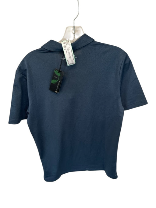 Travis Mathew NWT Size 8 Blue Polyester Blend Abstract Polo Men's Shirt Blue / 8