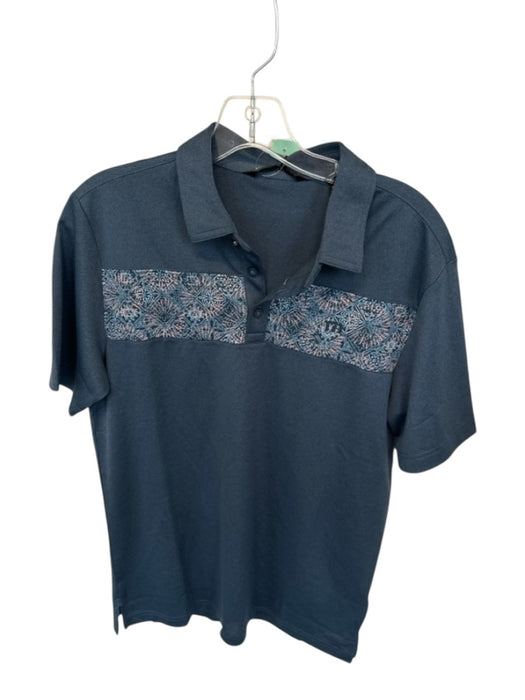 Travis Mathew NWT Size 8 Blue Polyester Blend Abstract Polo Men's Shirt Blue / 8