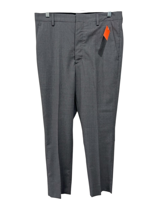 Prada NWT Size 44 Gray Wool Zip Fly Men's Pants Gray / 44