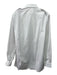 Prada NWT Size 15.5 White Cotton Solid Button Down Men's Long Sleeve Shirt White / 15.5