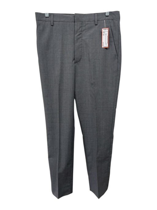 Prada NWT Size 44 Gray Wool Zip Fly Men's Pants Gray / 44