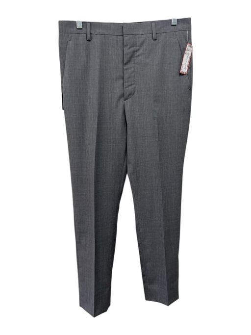 Prada NWT Size 44 Gray Wool Zip Fly Men's Pants Gray / 44