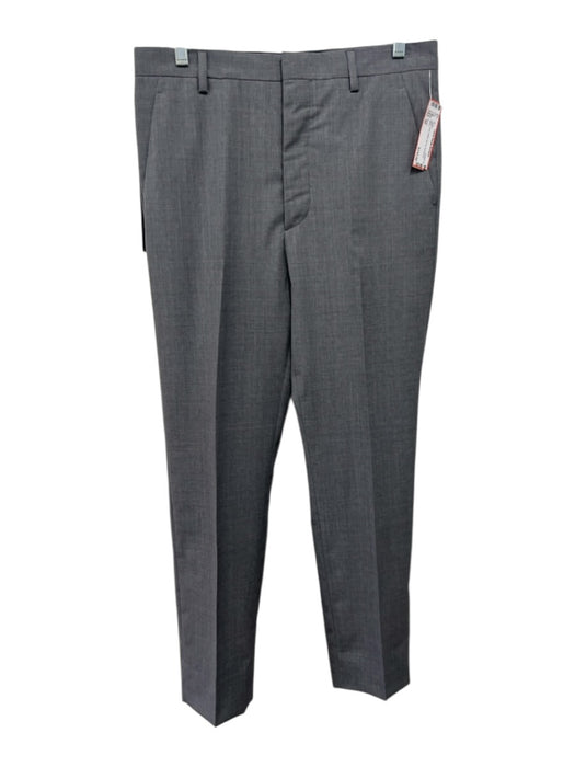 Prada NWT Size 44 Gray Wool Zip Fly Men's Pants Gray / 44