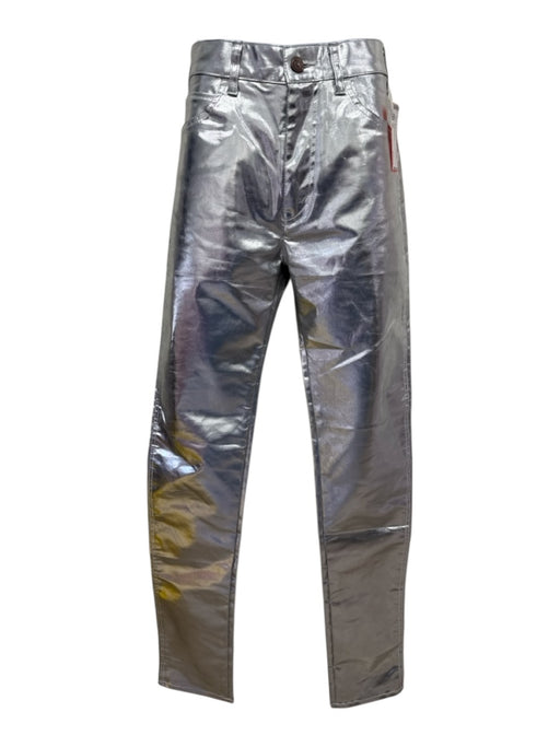 Celine Size 29 Silver Cotton Zip Fly Reflective Men's Pants Silver / 29