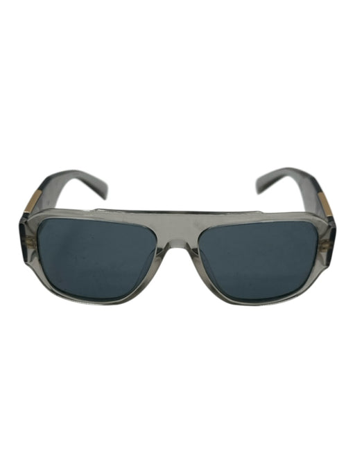 Versace Clear Plastic Medusa Men's Sunglasses Clear