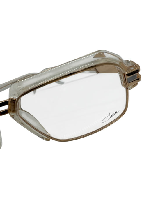 Cazal Clear Plastic Solid Men's Sunglasses Clear