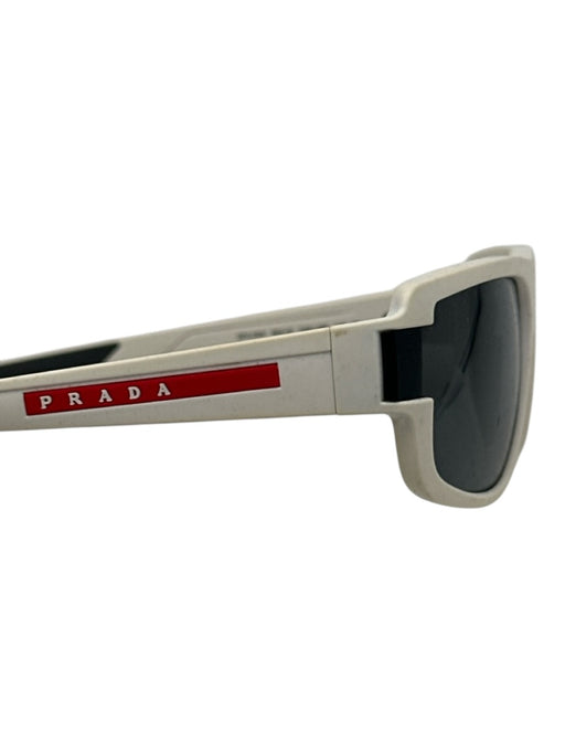 Prada White Plastic Sport Men's Sunglasses White