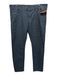 Boss Size 38 Gray Cotton Blend Plaid Khaki Men's Pants Gray / 38