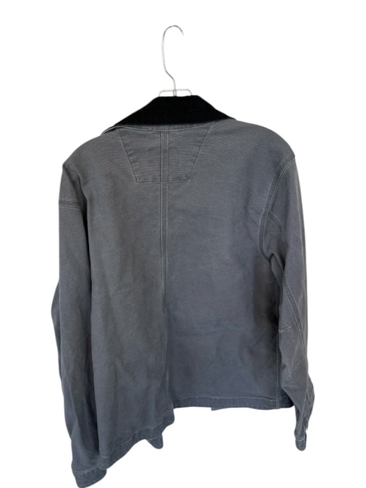 Carhartt Gray & Black Cotton Corduroy Pockets Coat Gray & Black / L