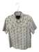 Howler Bros. Size S Cream & Orange Nylon Blend Flowers Snap Buttons Men's Shirt Cream & Orange / S
