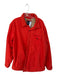 Gap Orange & Tan Cotton Blend Faux Sheerling Lined Buttons Men's Coat Orange & Tan / XL