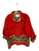 Filson Orange & Brown Wool Moose Pockets Buttons Men's Coat Orange & Brown / L