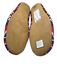 Gucci Shoe Size 10.5 Red, White & Blue Satin Upper Monogram Geometric Flats Red, White & Blue / 10.5