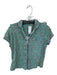 Roller Rabbit Size M Seafoam & Pink Cotton Flowers Short Sleeve Pajamas Seafoam & Pink / M