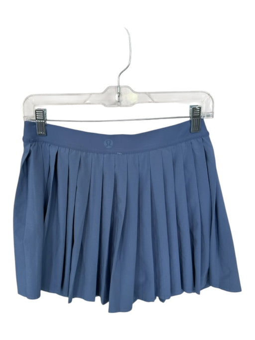 Lululemon Size 8 Slate Blue Nylon Pleated Tennis Athletic Skort Slate Blue / 8