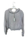 Lululemon Size M/L Light Gray Cotton Half Zip Heathered Athletic Hoodie Light Gray / M/L