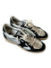 Golden Goose Shoe Size 39 Silver & Black Leather & Suede Lace Up Sneakers Silver & Black / 39