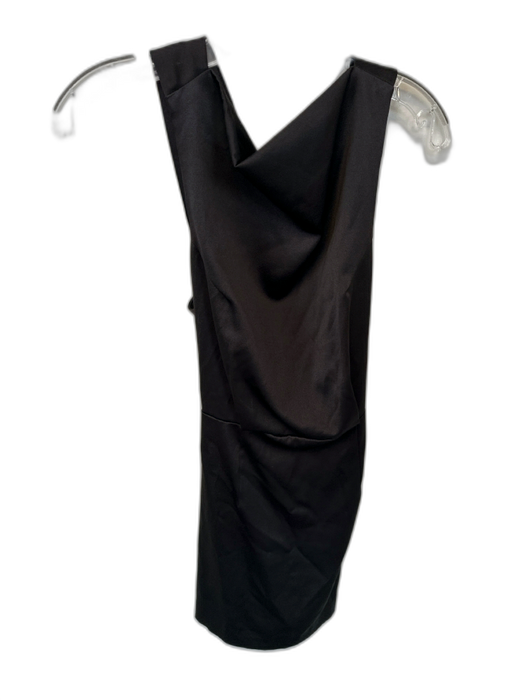 Elliatt Size M Black Polyester Criss Cross Open Back Dress Black / M