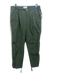 Folk Size 2 Green Cotton Solid Zip Fly Men's Pants Green / 2