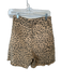 We The Free Size 27 Tan & black Cotton High Waist Animal Print Raw Hem Shorts Tan & black / 27