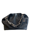 Mark & Graham Black Leather Gold hardware 1 handle Interior Zip Pocket Bag Black / Large