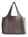 Cuyana Taupe Leather Tote Shoulder Bag Snap Closure Interior Pocket Bag Taupe / Large
