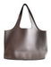 Cuyana Taupe Leather Tote Shoulder Bag Snap Closure Interior Pocket Bag Taupe / Large