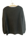 Pure Size 8/10 Black Wool Blend V Neck Long Sleeve Ribbed Sweater Black / 8/10