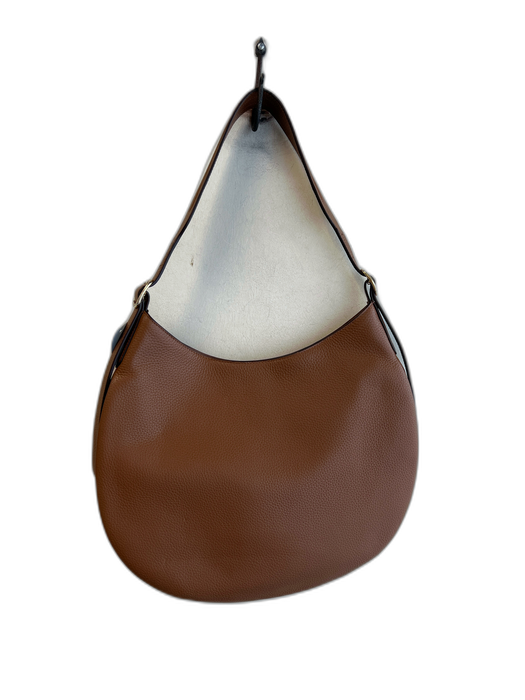 Radley Brown Leather Single Strap Gold Hardware Adjustable Shoulder Strap Bag Brown / Medium