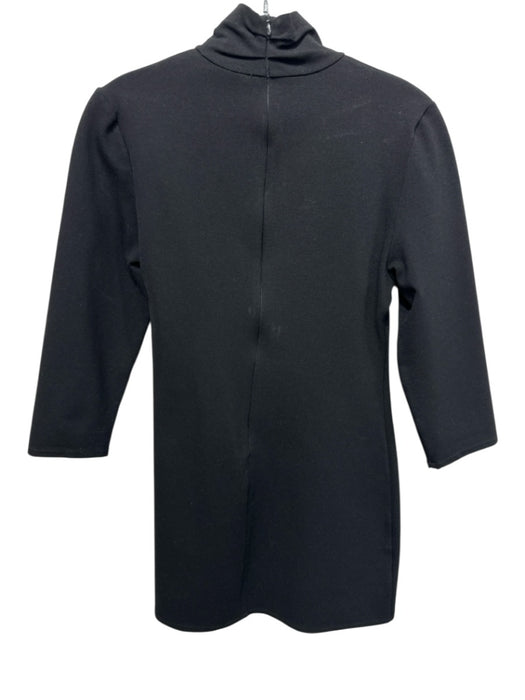 Nonchalant The Label Size M Black Polyester Mock Neck 3/4 Sleeve Dress Black / M