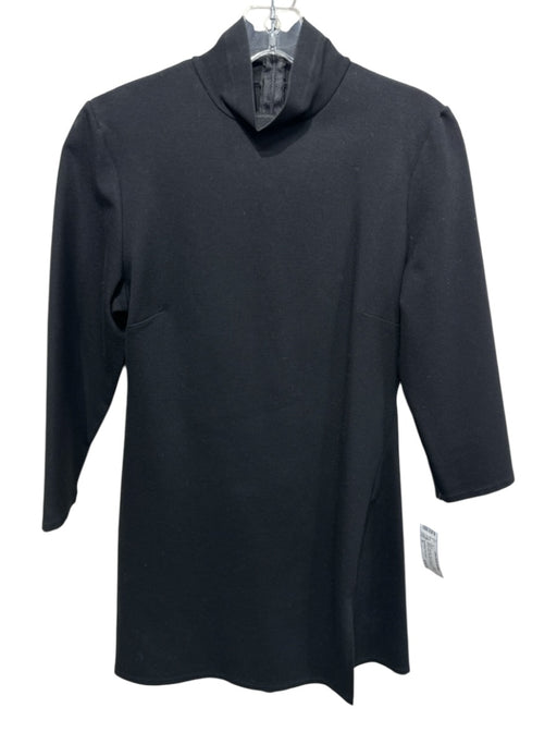 Nonchalant The Label Size M Black Polyester Mock Neck 3/4 Sleeve Dress Black / M