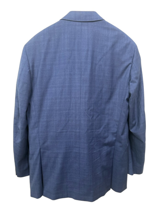 Peter Millar AS IS Blue Wool Plaid 2 Button Men's Suit Blue / 42R