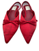 Lilly Sisto for Gianni Bini Shoe Size 7.5 Red textile upper Bow detail Pumps Red / 7.5