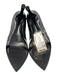 Miu Miu Shoe Size 40 Black & White Leather Platform Stiletto Pointed Toe Pumps Black & White / 40