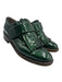 Marni Shoe Size 39 Green Patent Leather Velcro Strap Fringe Brogue Shoes Green / 39
