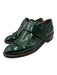 Marni Shoe Size 39 Green Patent Leather Velcro Strap Fringe Brogue Shoes Green / 39